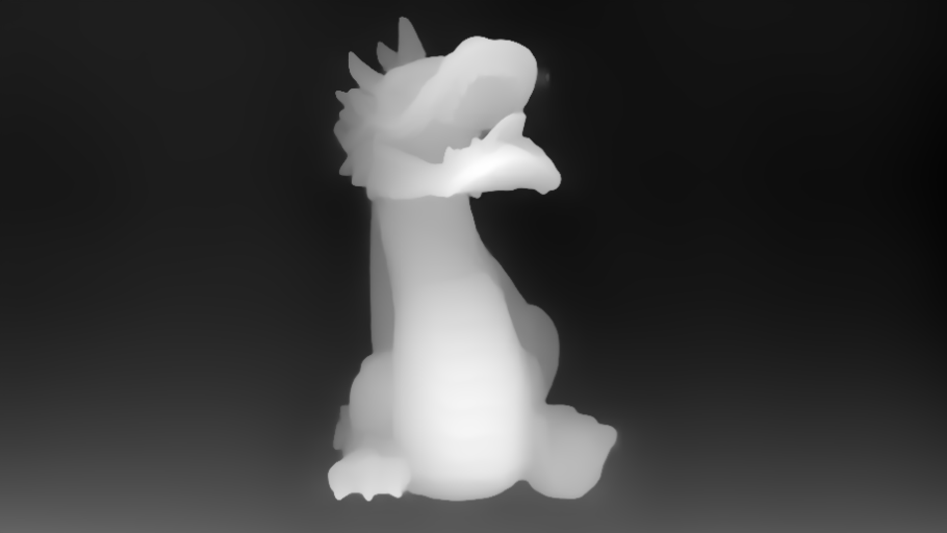 Front depth map