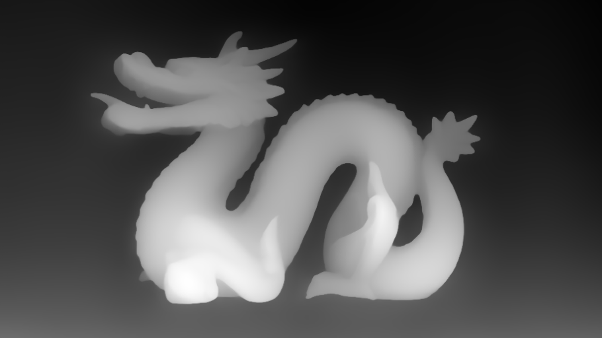 Left depth map